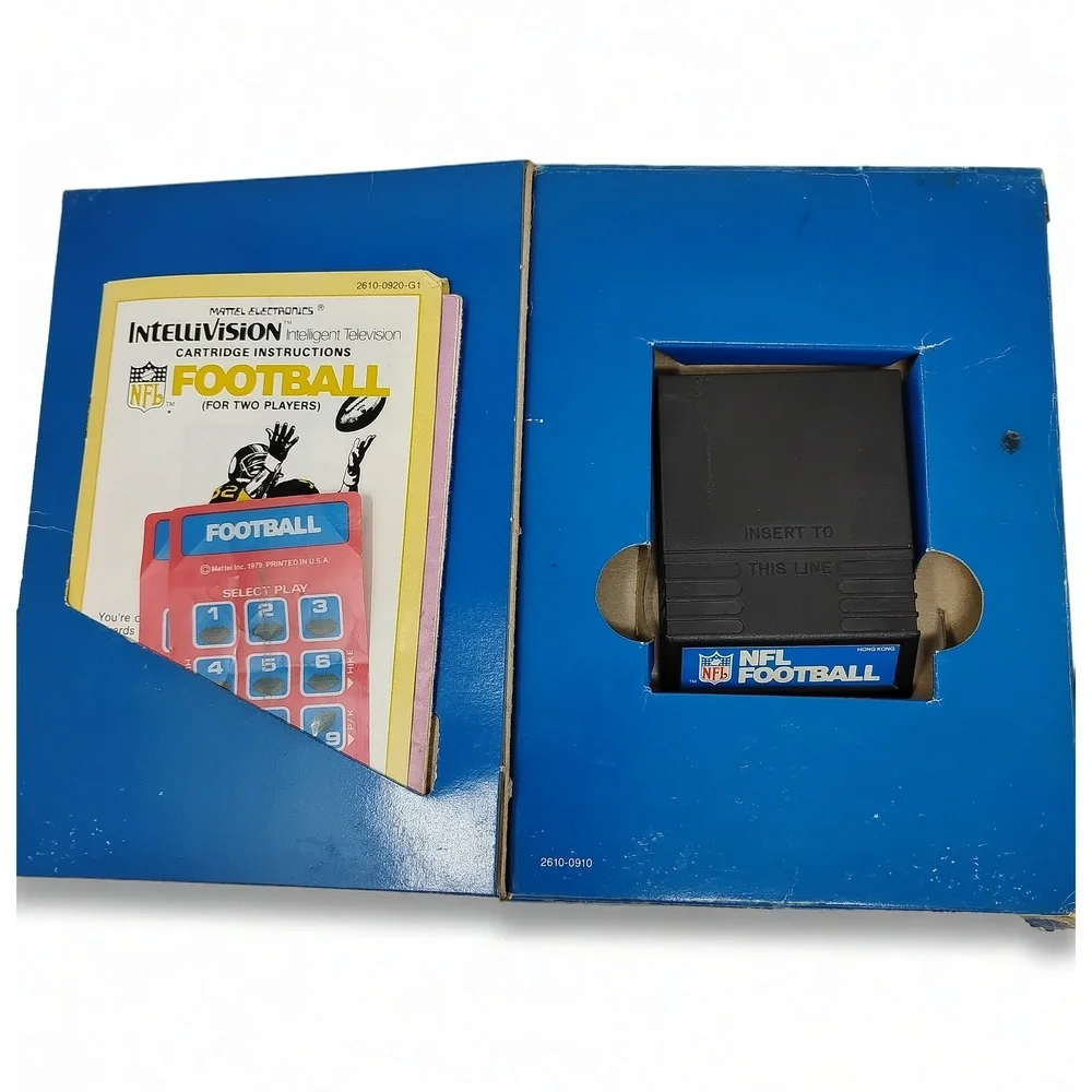 1979 Mattel Electronics Intellivision NFL Football 2610 Retro Console Video Game